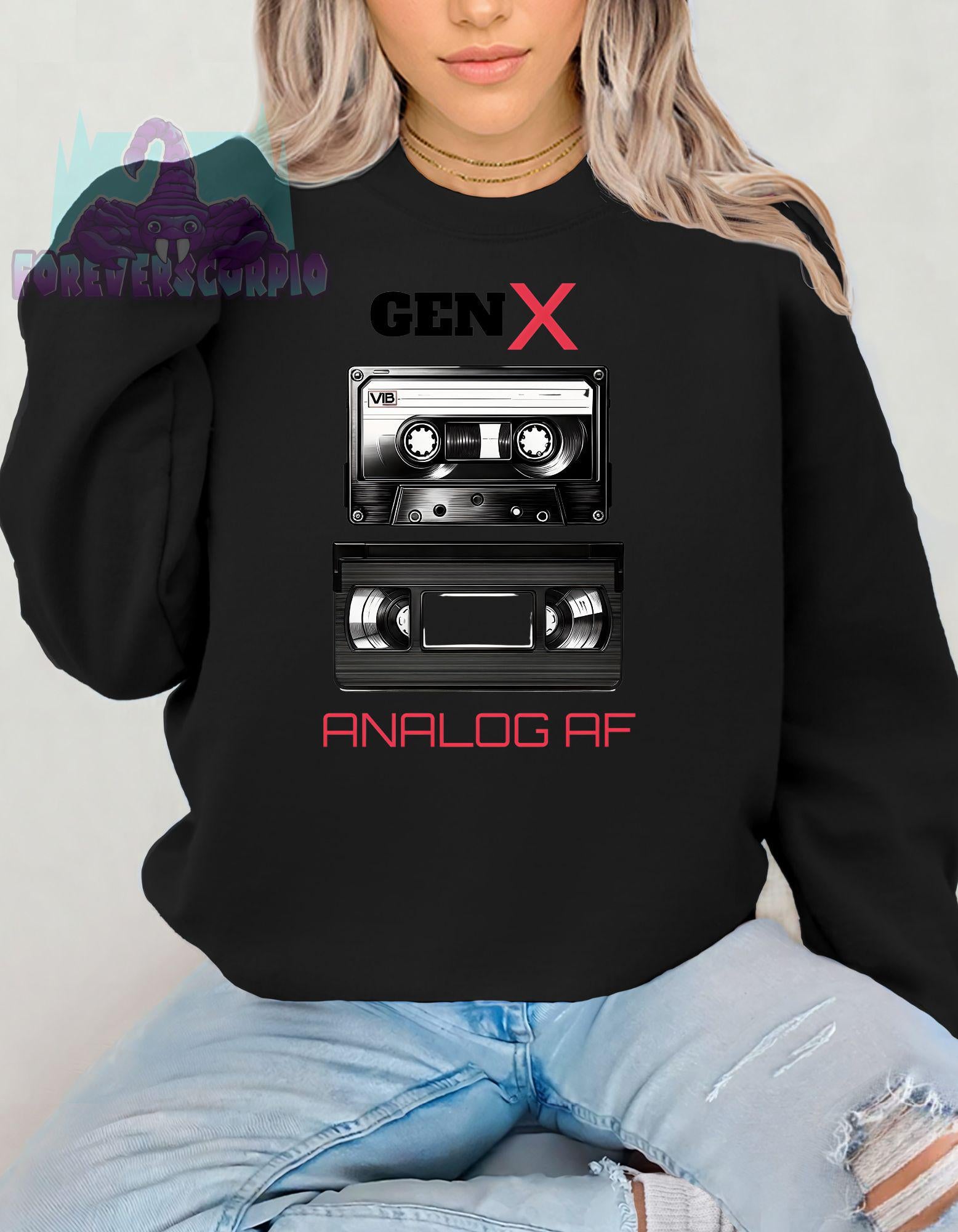 Generation X Sweatshirt | Gen X Humor for Men and Women | Gift for People Born 1965–1980 | Gen X Nostalgia Shirt