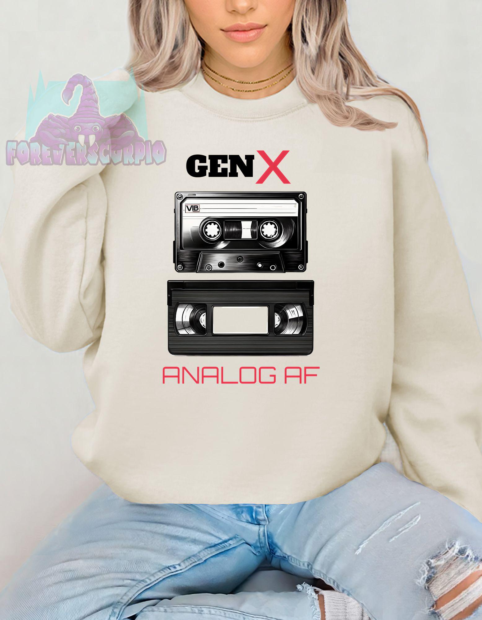 Generation X Sweatshirt | Gen X Humor for Men and Women | Gift for People Born 1965–1980 | Gen X Nostalgia Shirt
