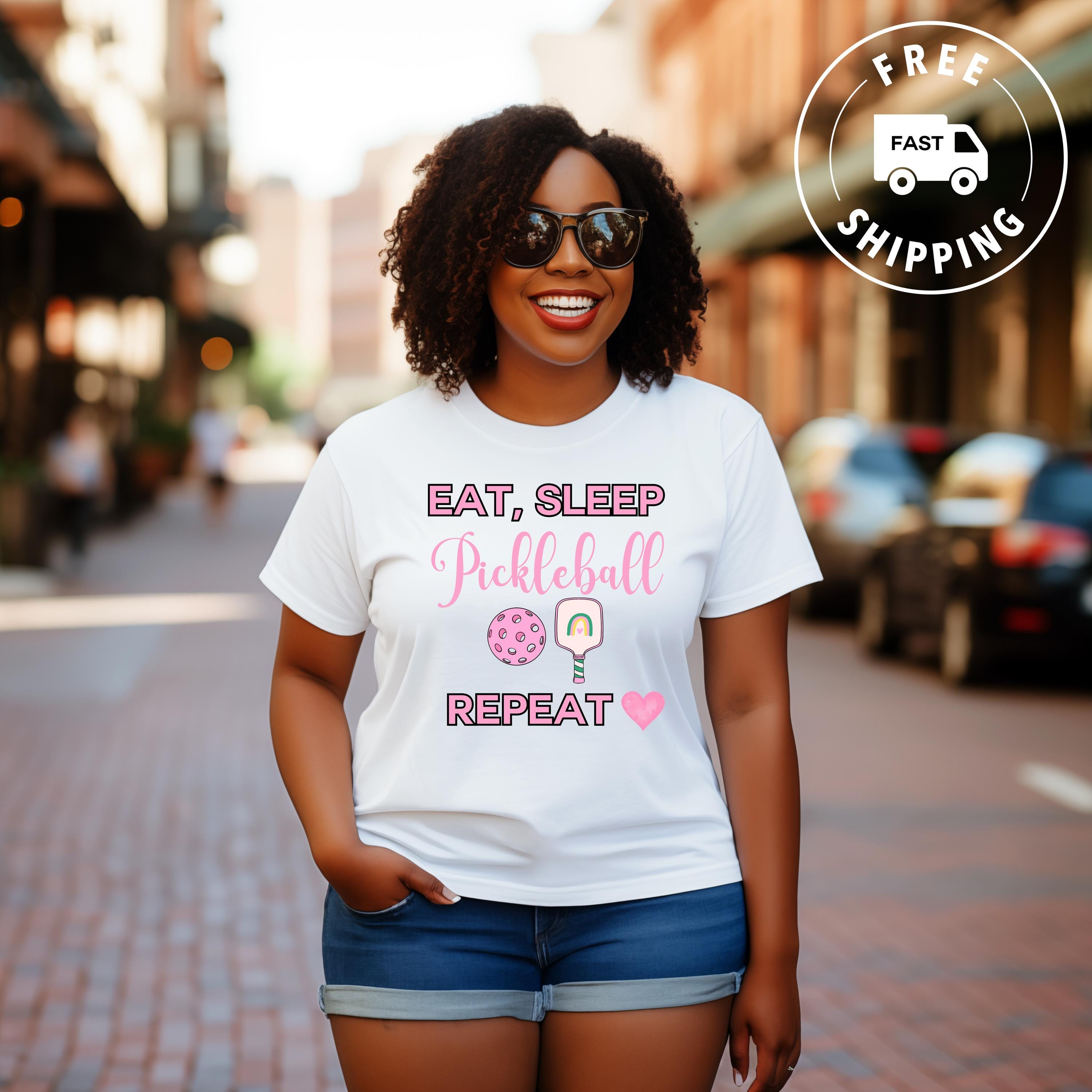 Funny Pickleball Gift for Women & Girls, Cute Pickleball Player Tee, Pickleball Lovers Shirt for Girls and Women, Cute Pickleball Short