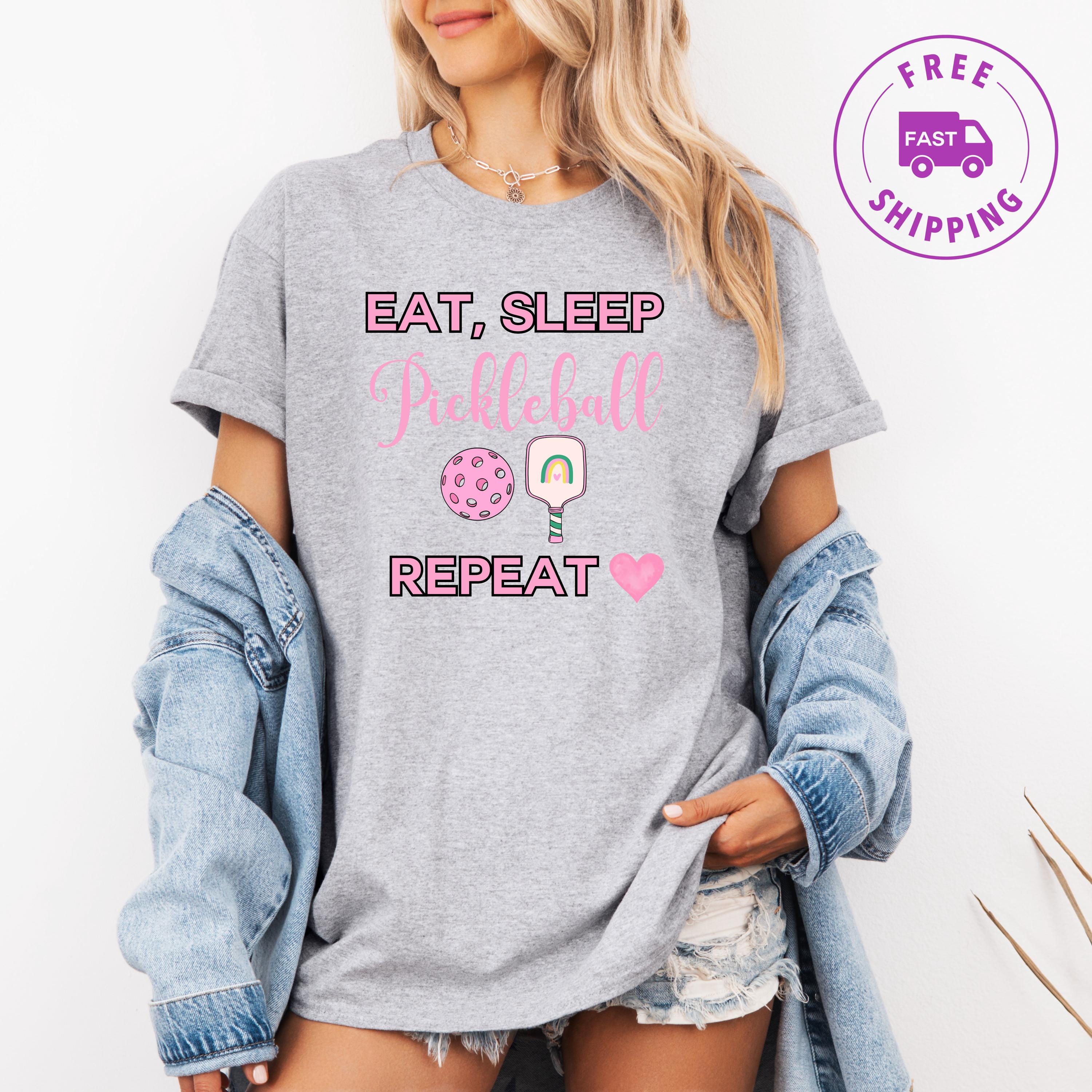 Funny Pickleball Gift for Women & Girls, Cute Pickleball Player Tee, Pickleball Lovers Shirt for Girls and Women, Cute Pickleball Short