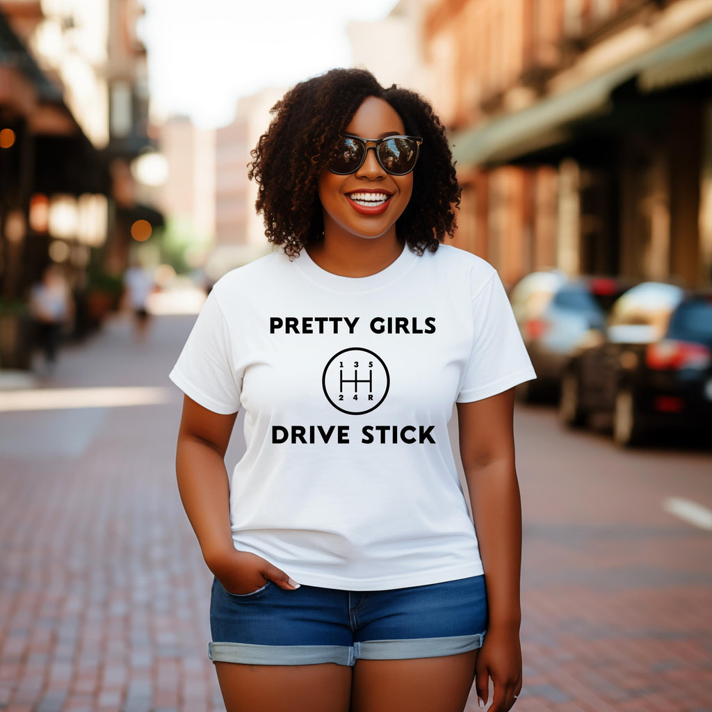 Women Who Love Cars, Funny Car Lover Shirt, Manual Transmission Tee, Gearhead Gift, Cute Driver Graphic Tee