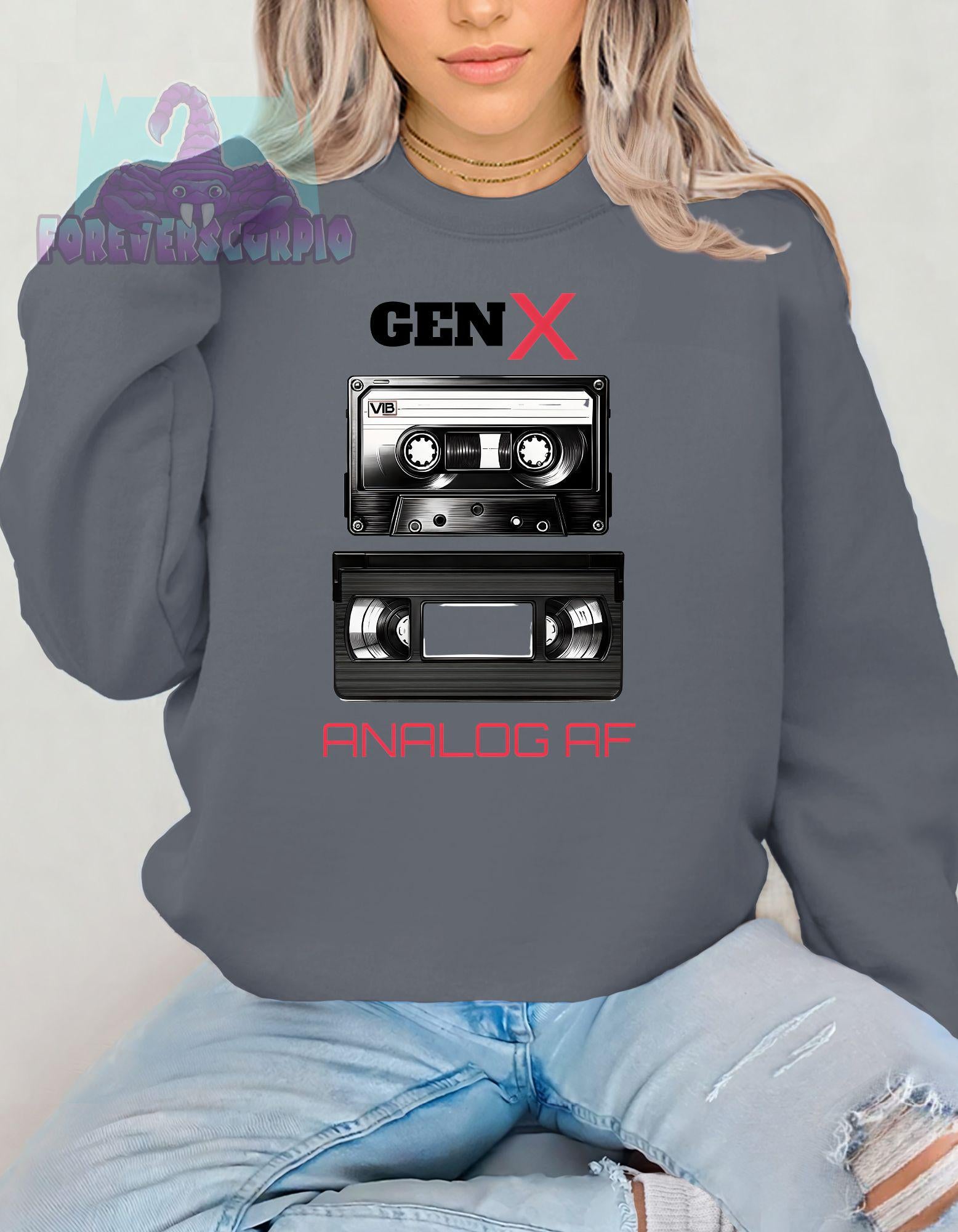 Generation X Sweatshirt | Gen X Humor for Men and Women | Gift for People Born 1965–1980 | Gen X Nostalgia Shirt