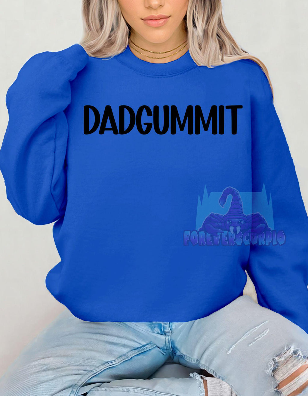 Dadgummit Sweatshirt | Funny Southern Saying Shirt | Country Cuss Word Pullover | Redneck Humor Unisex Crewneck