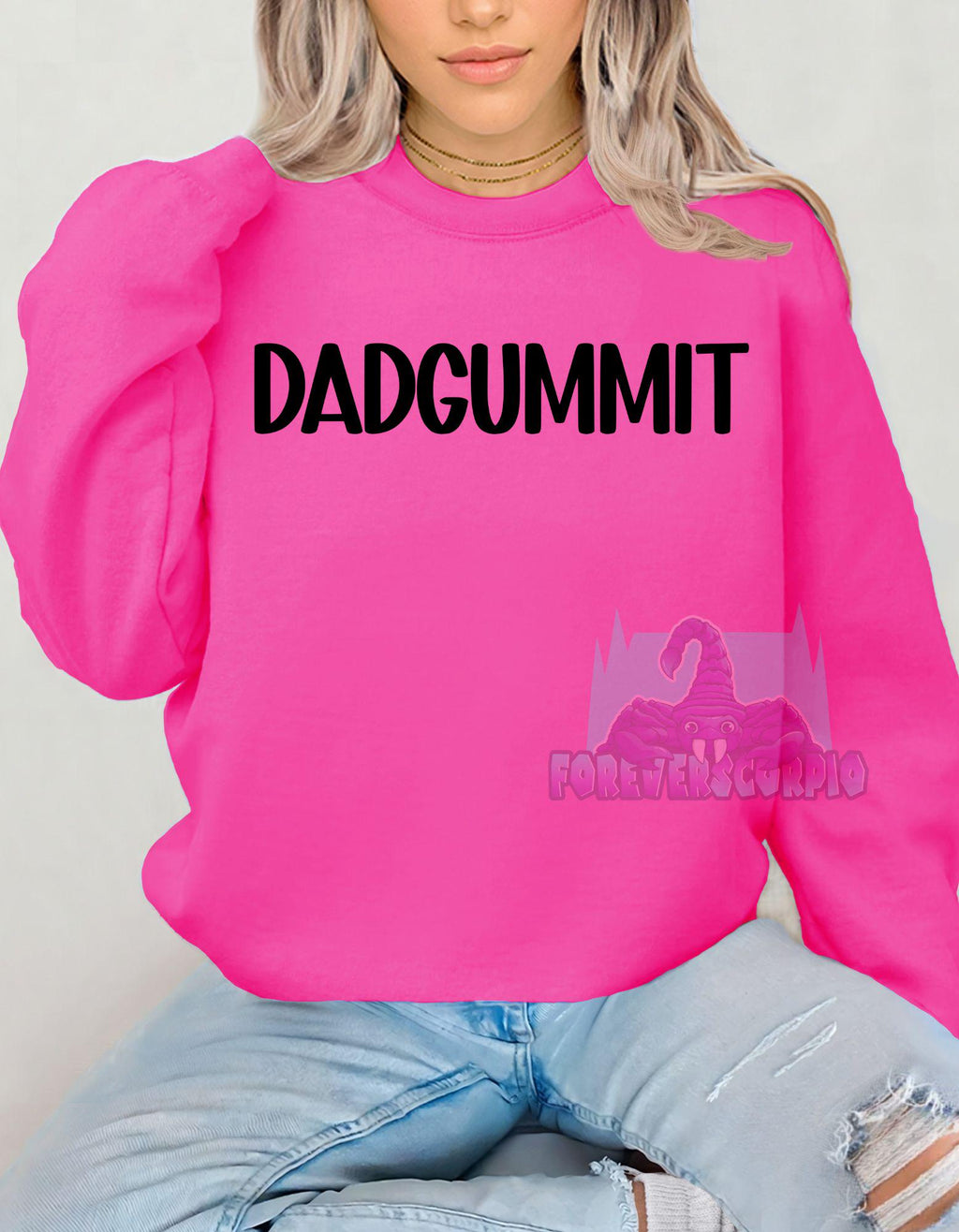 Dadgummit Sweatshirt | Funny Southern Saying Shirt | Country Cuss Word Pullover | Redneck Humor Unisex Crewneck