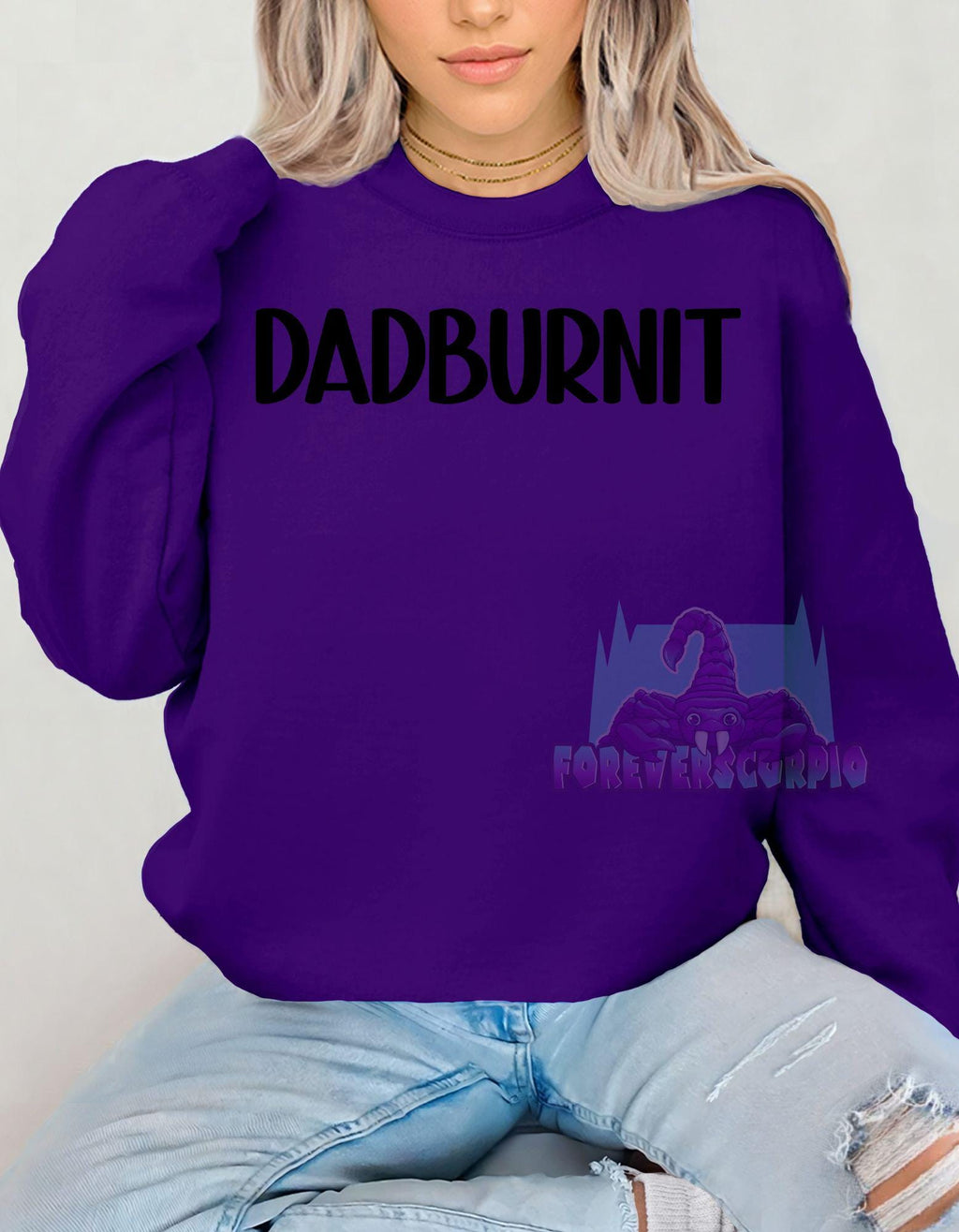 Dadburnit Sweatshirt | Funny Southern Saying Shirt | Redneck Humor Pullover | Country Slang Unisex Crewneck