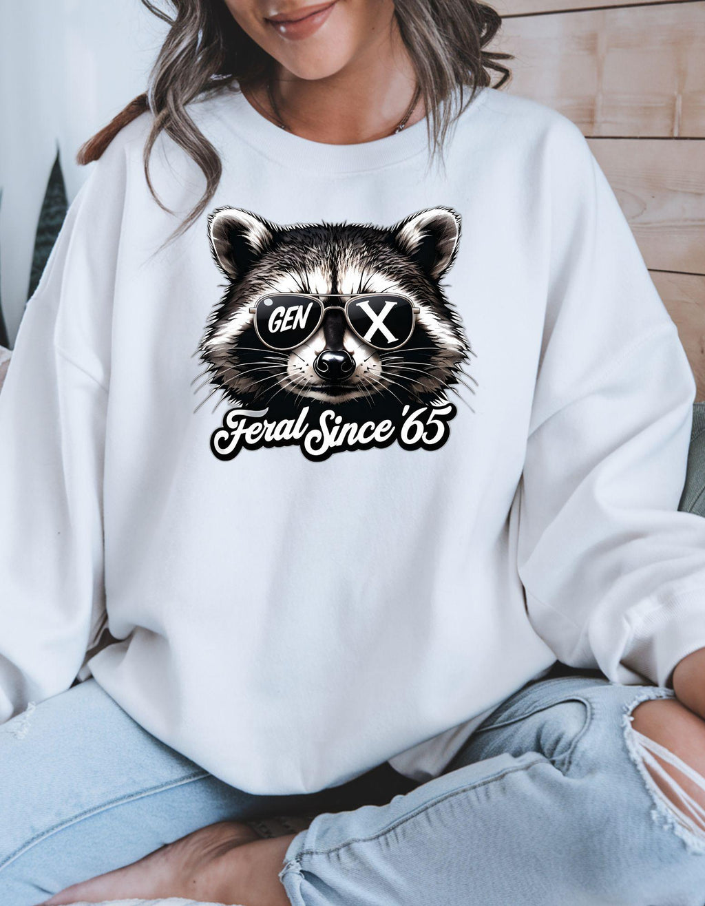 Gen X Birthday, Sweatshirt For Men and Women Born in the 60s and 70s, Funny Nostalgia Shirt, Gift for Mom or Dad, Feral Generation