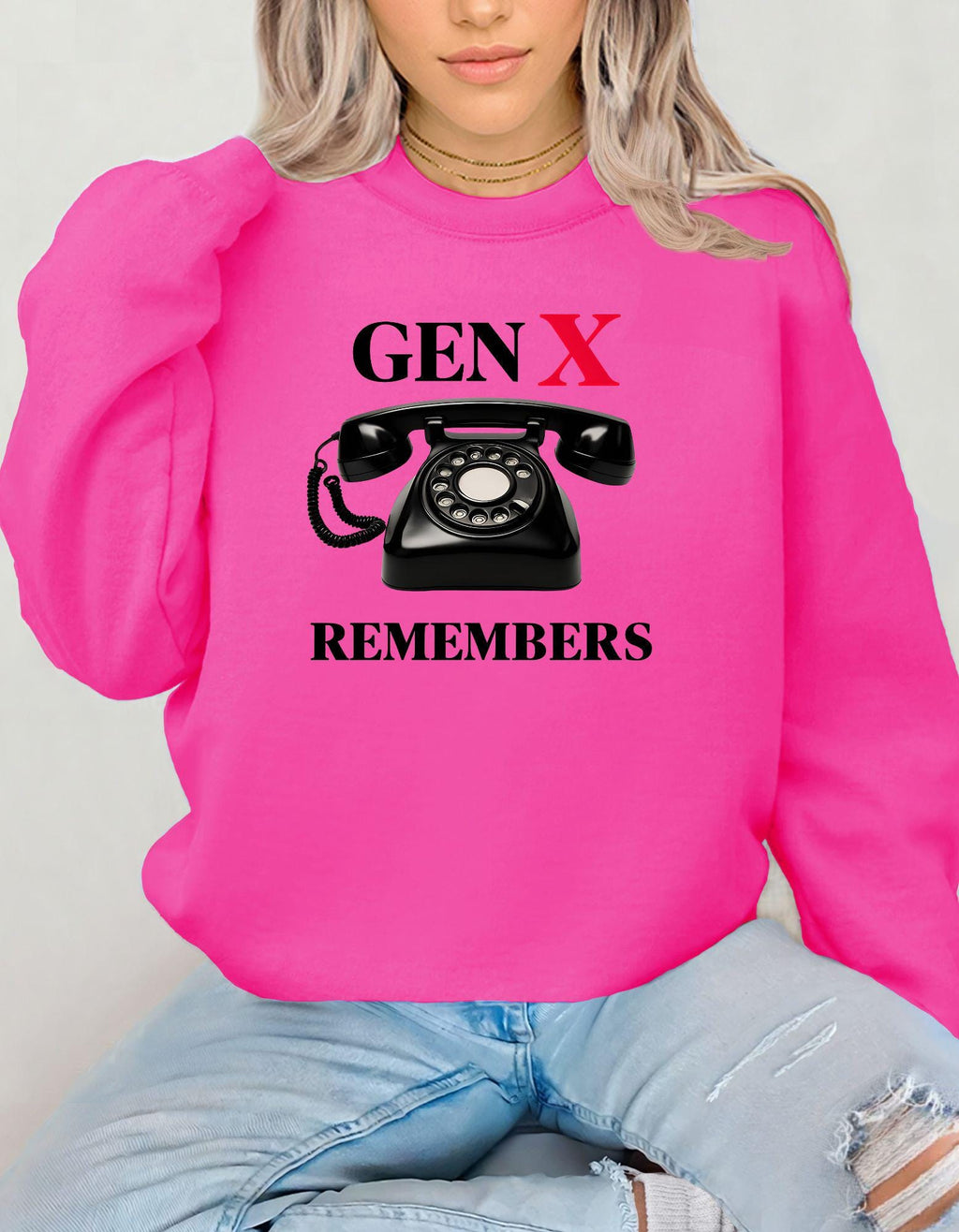 Gen X Sweatshirt, Birthday Gift For Men and Women Born in the 60s and 70s, Funny Nostalgia Shirt, Gift for Mom or Dad