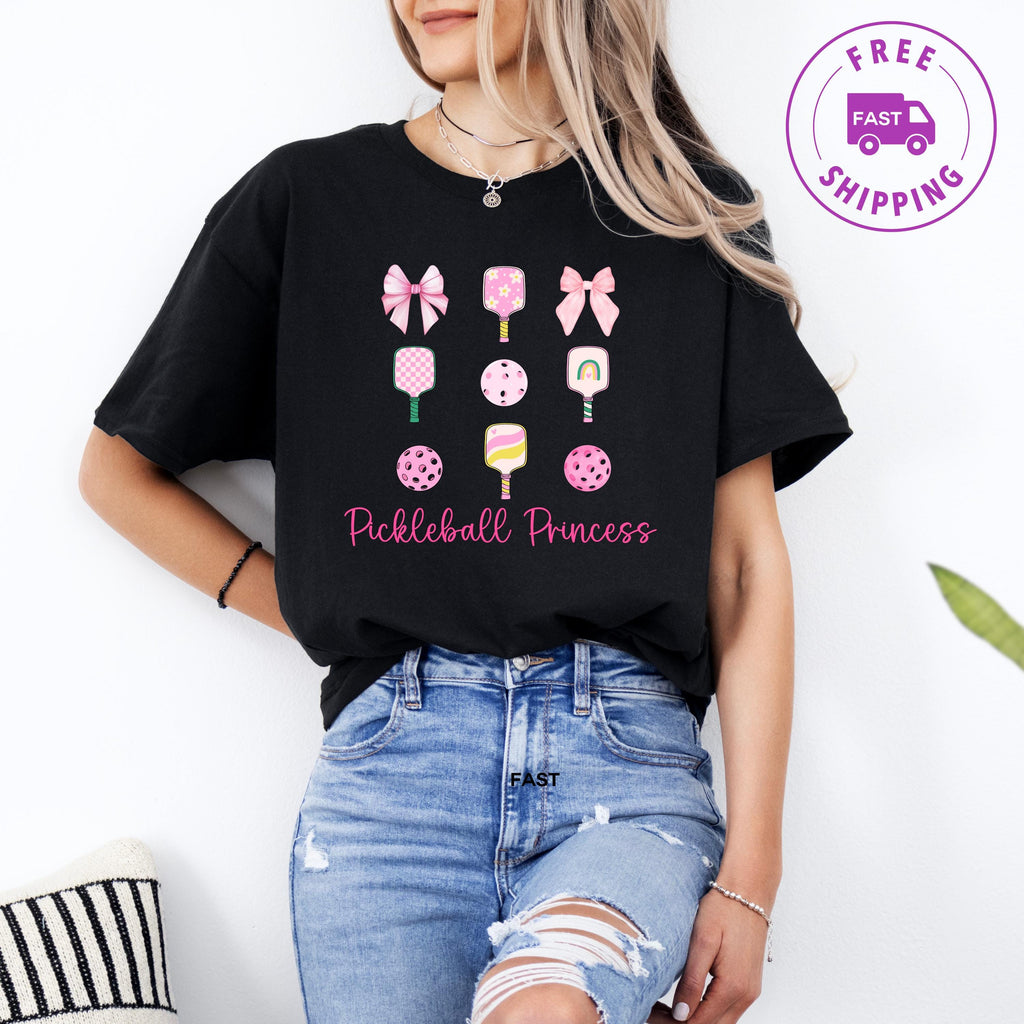 Ladies Pickleball T-Shirt | Pickleball Lover Tee | Cute Pickleball Shirt For Girls and Women