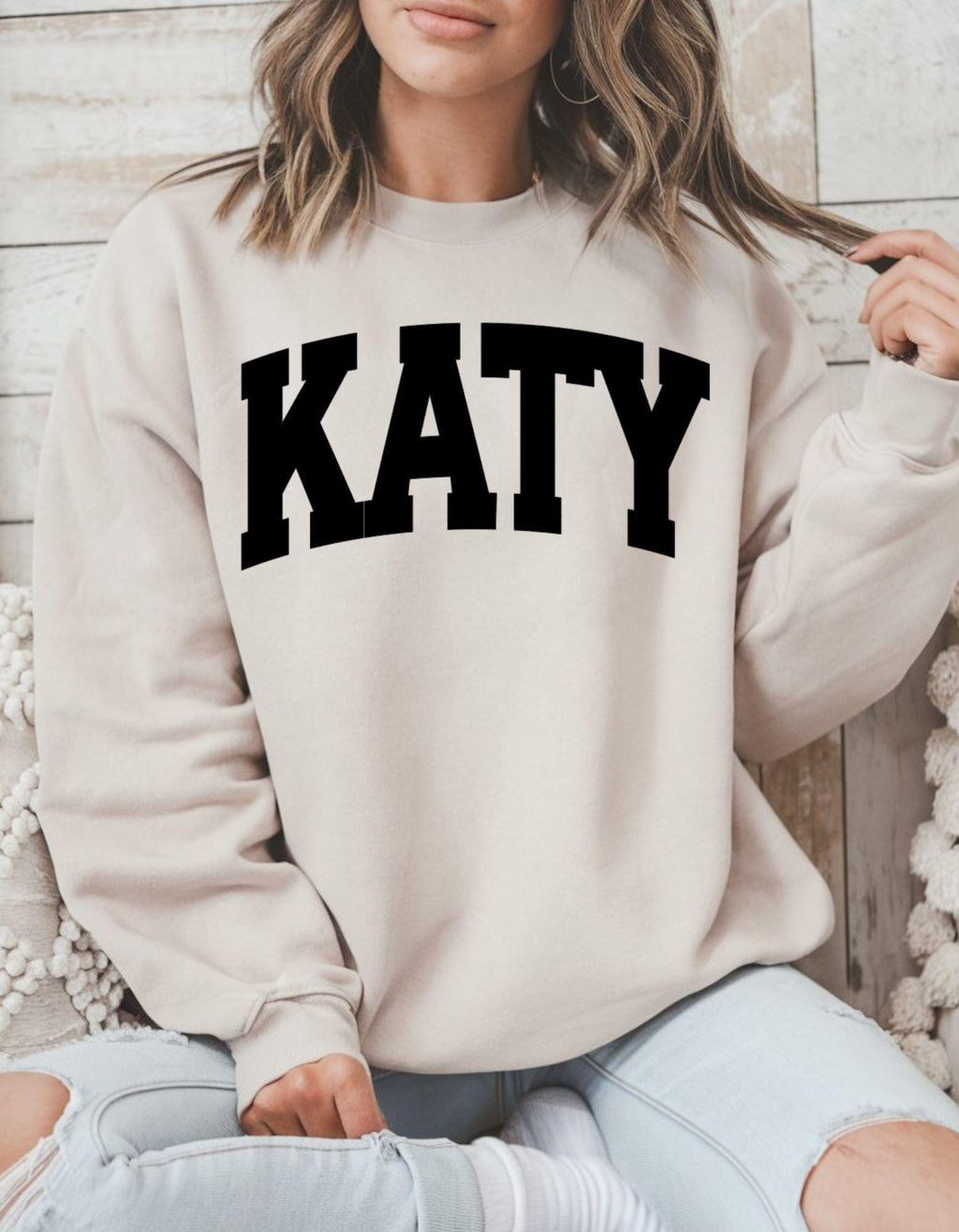 Custom City/Town Name Sweatshirt, Gift For Men or Women, Travel Souvenir Shirt