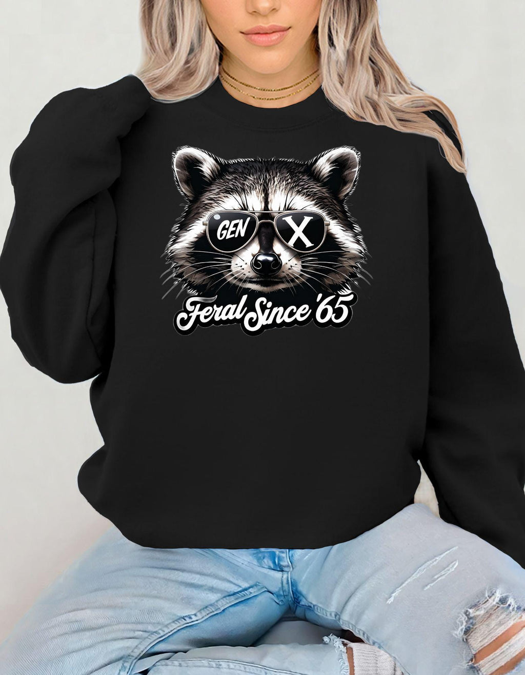 Gen X Birthday, Sweatshirt For Men and Women Born in the 60s and 70s, Funny Nostalgia Shirt, Gift for Mom or Dad, Feral Generation