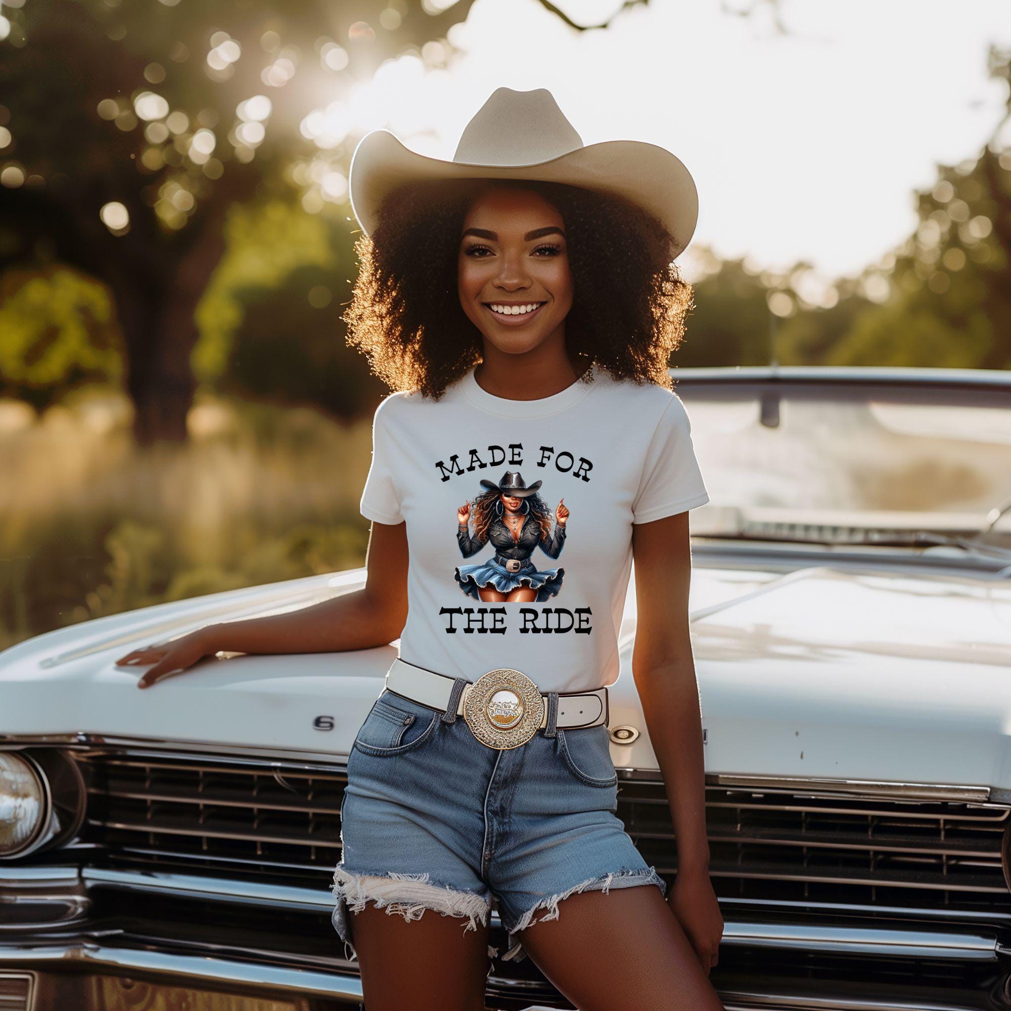 Black Cowgirl T-Shirt, TikTok Line Dance, Trail Ride Shirt, Where Them Fans At, Cute Cowgirl Shirt For Rodeo, Riding Club Shirt