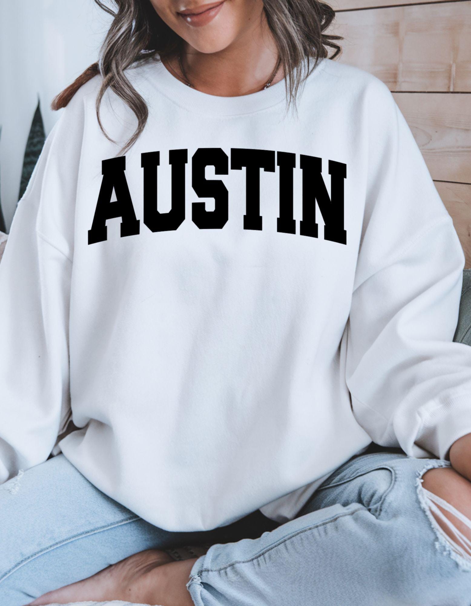 Custom City/Town Name Sweatshirt, Gift For Men or Women, Travel Souvenir Shirt