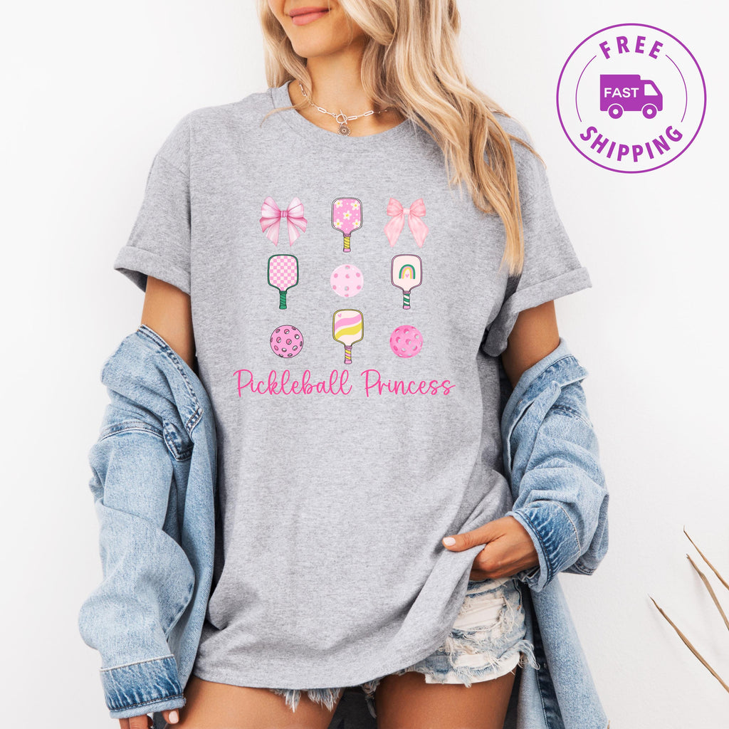 Ladies Pickleball T-Shirt | Pickleball Lover Tee | Cute Pickleball Shirt For Girls and Women