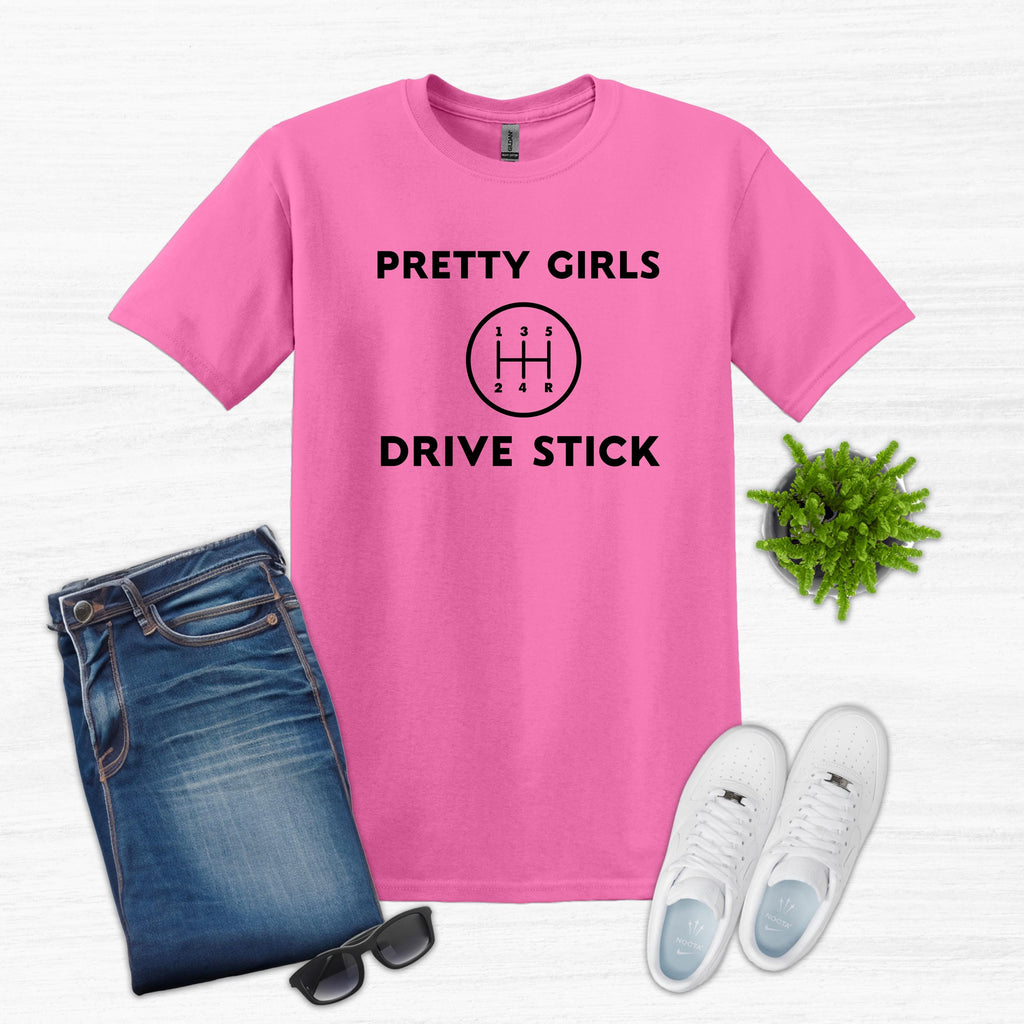 Women Who Love Cars, Funny Car Lover Shirt, Manual Transmission Tee, Gearhead Gift, Cute Driver Graphic Tee