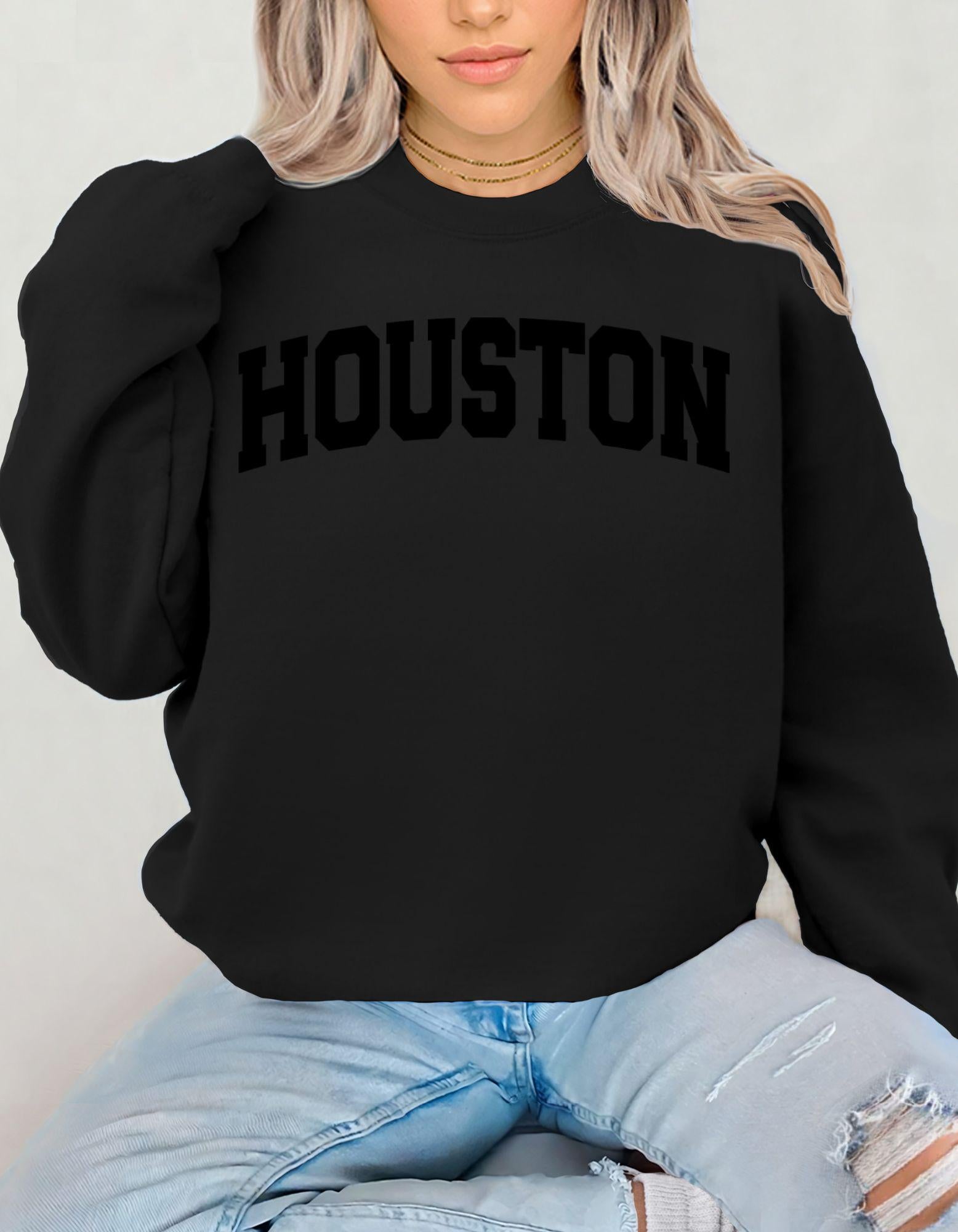 Custom City/Town Name Sweatshirt, Gift For Men or Women, Travel Souvenir Shirt
